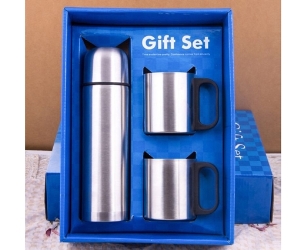 BÌNH GIỮ NHIỆT KÈM 2 CỐC INOX