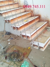 Lắp cáp tăng đơ cầu thang tại phố Dịch Vọng