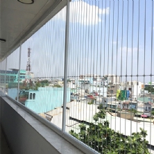 Lắp lưới an toàn ban công cho chung cư tại Hải Phòng