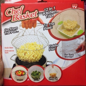 RỔ LƯỚI INOX CHEF BASKET ĐA NĂNG