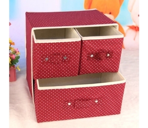 TỦ VẢI ĐỰNG ĐỒ MINI 3 NGĂN KÉO