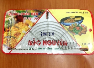 VỈ GÁC CHẢO RÁN INOX